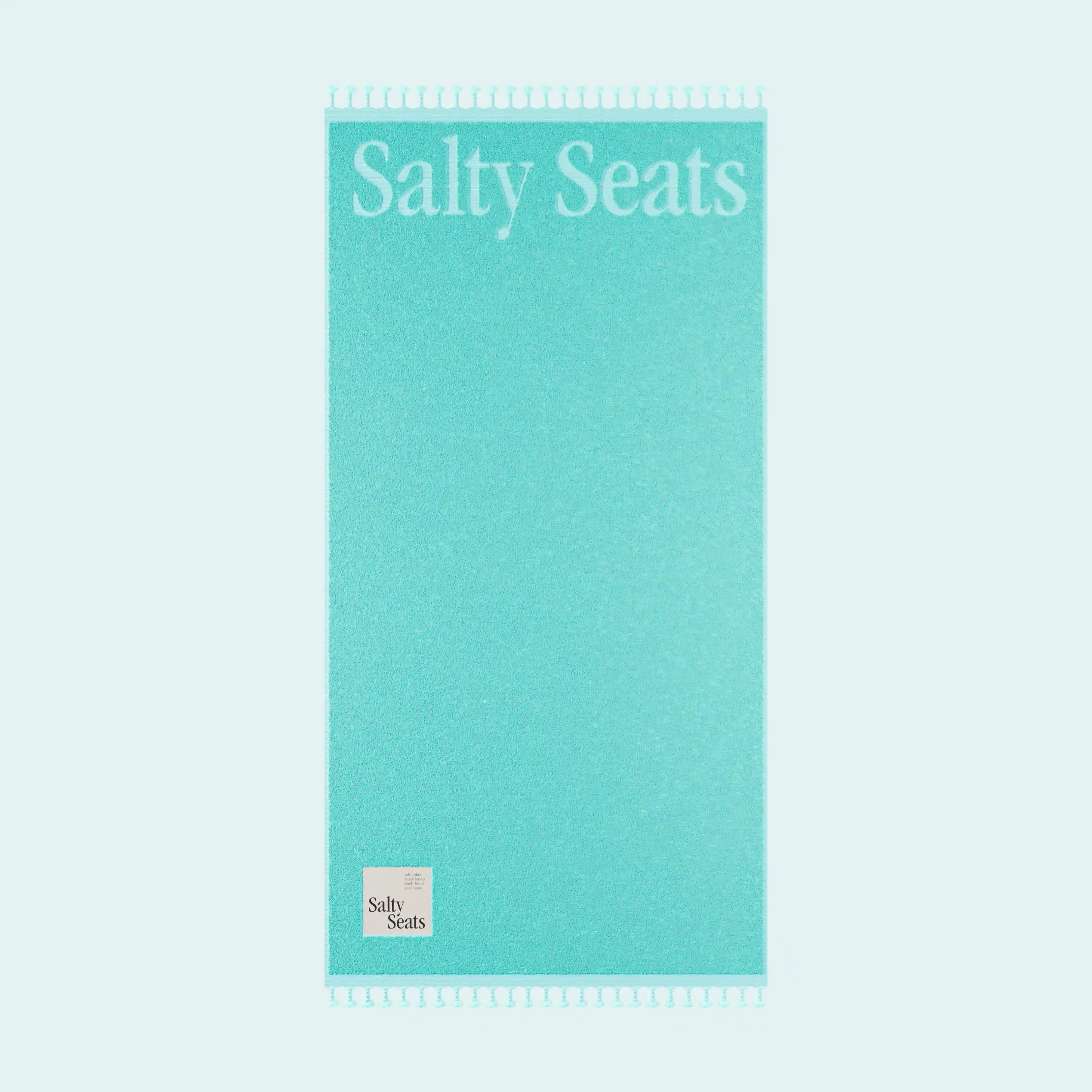 Aqua Beach Towel