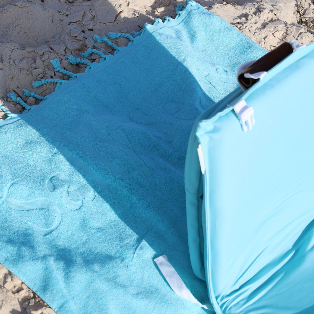 Aqua Beach Towel