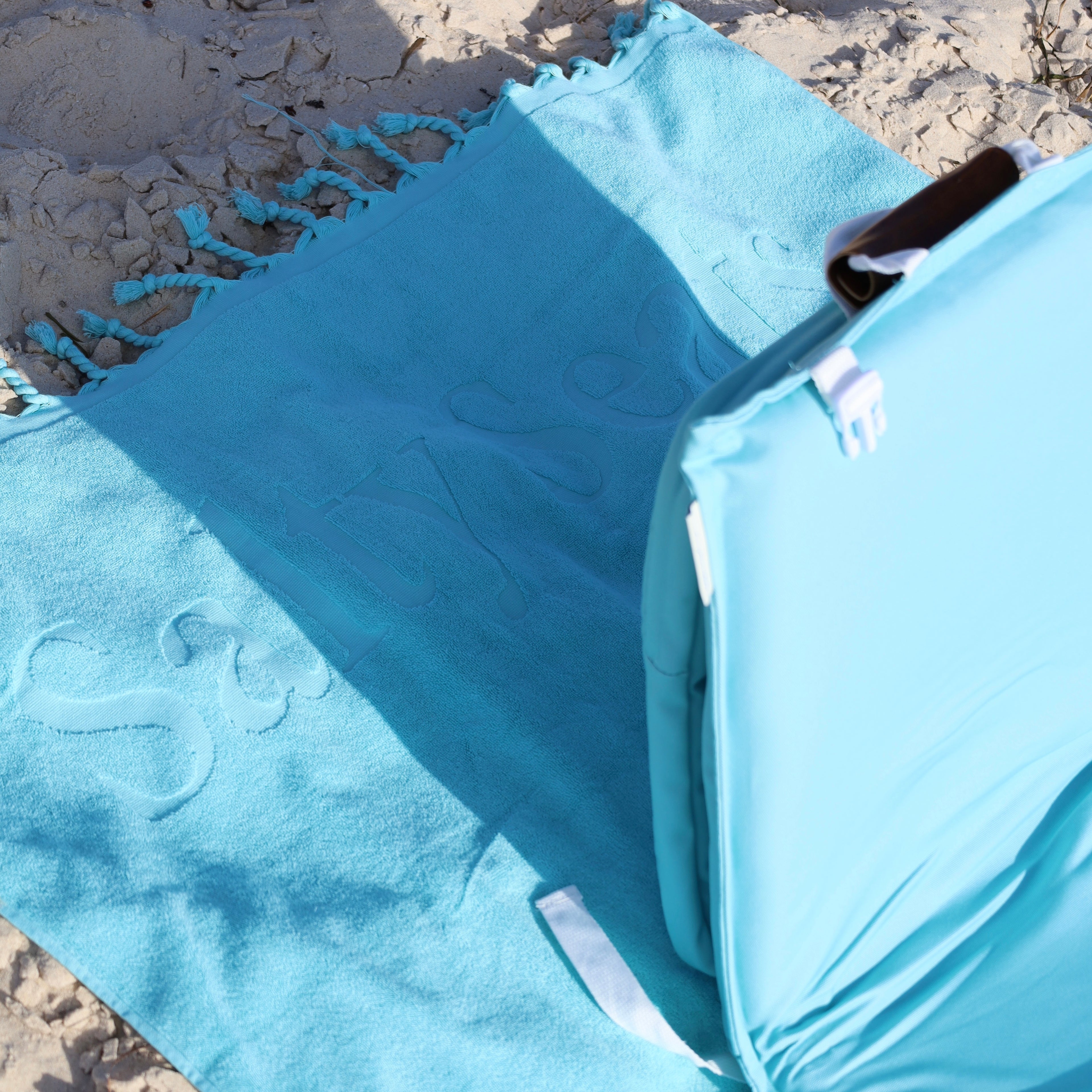 Aqua Beach Towel
